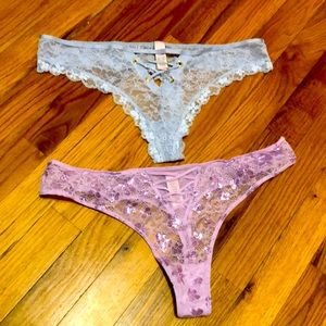 XLarge Victoria’s Secret Lace Thongs (2)